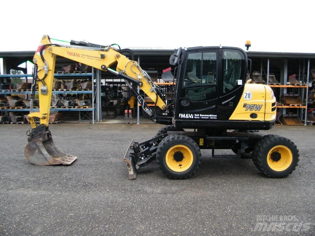Yanmar B95W Gravemaskiner på hjul