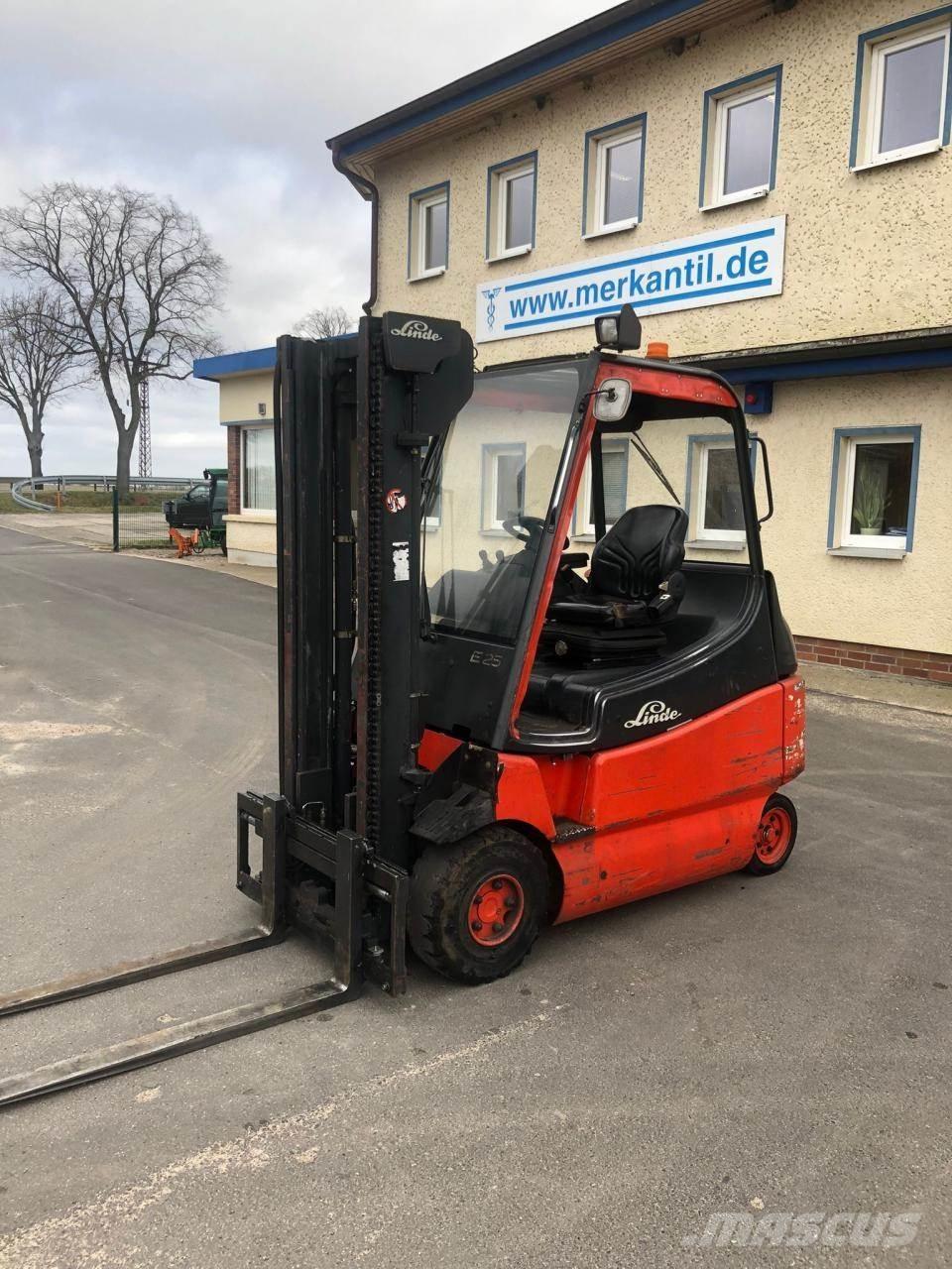 Linde E 25 El gaffeltrucks