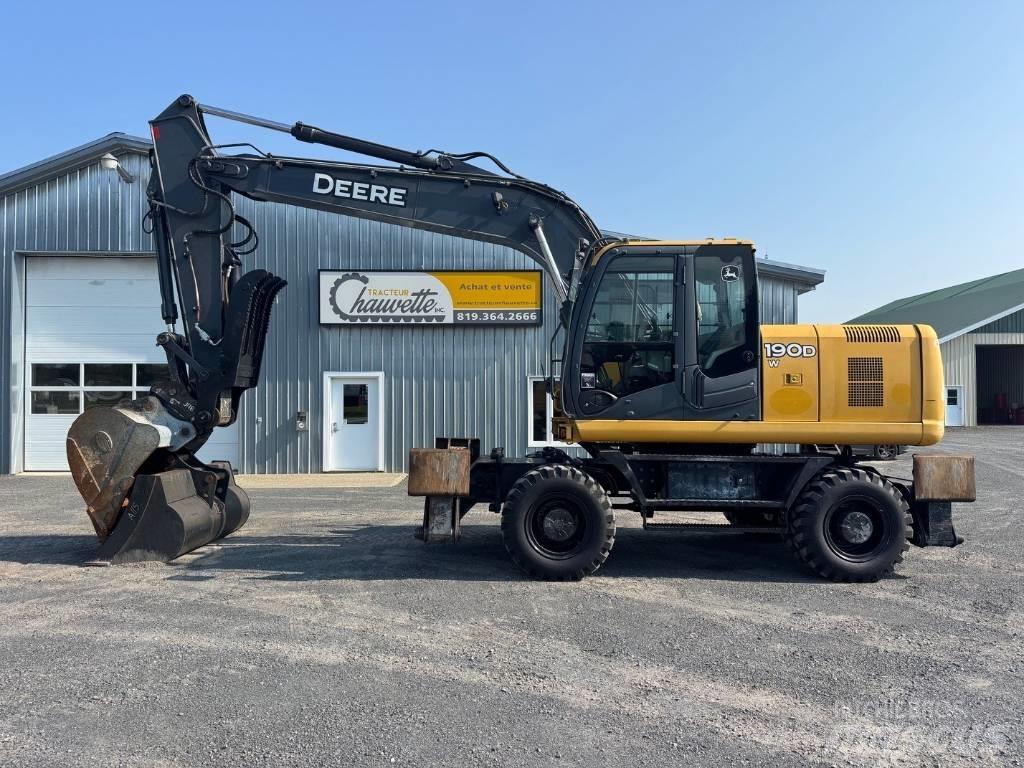 John Deere 190 DW Gravemaskiner på hjul