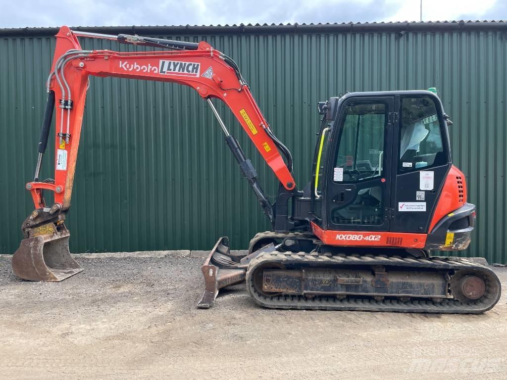 Kubota KX 080-4 Midi-gravemaskiner 7t - 12t