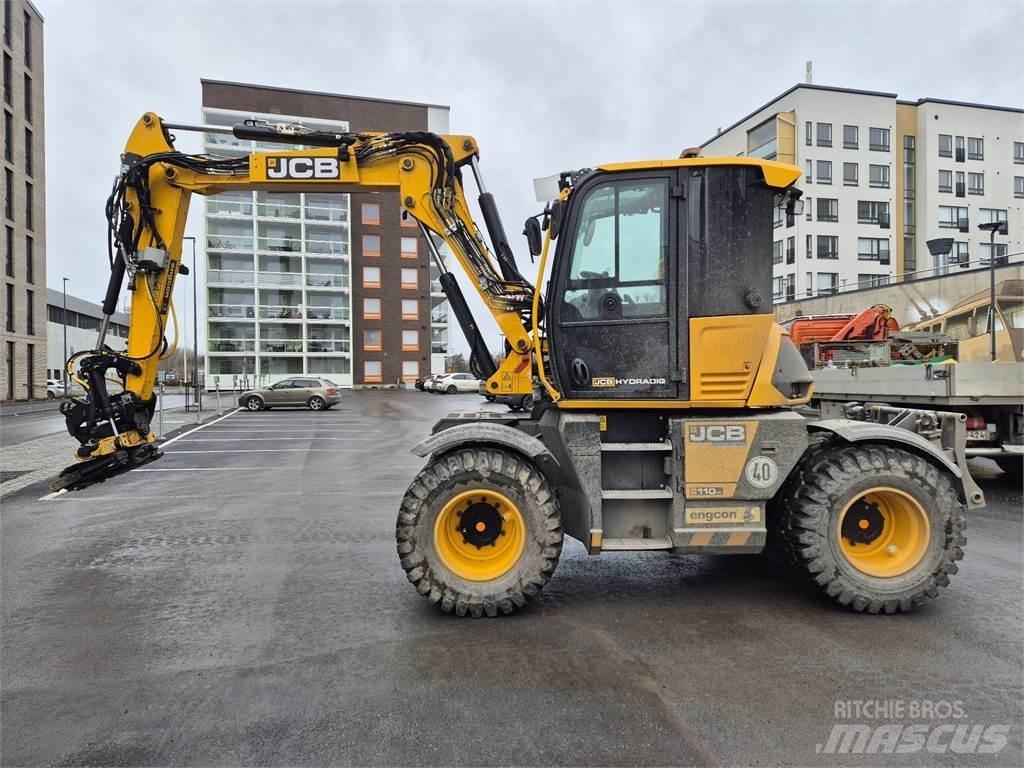 JCB Hydradig 110W Gravemaskiner på hjul