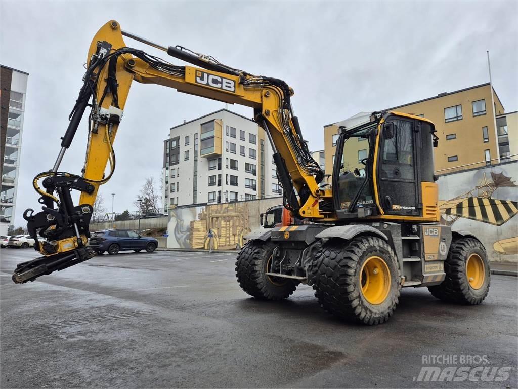 JCB Hydradig 110W Gravemaskiner på hjul