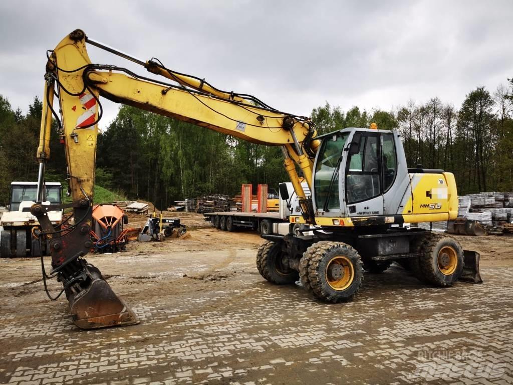 New Holland MH 5.6 Gravemaskiner på hjul