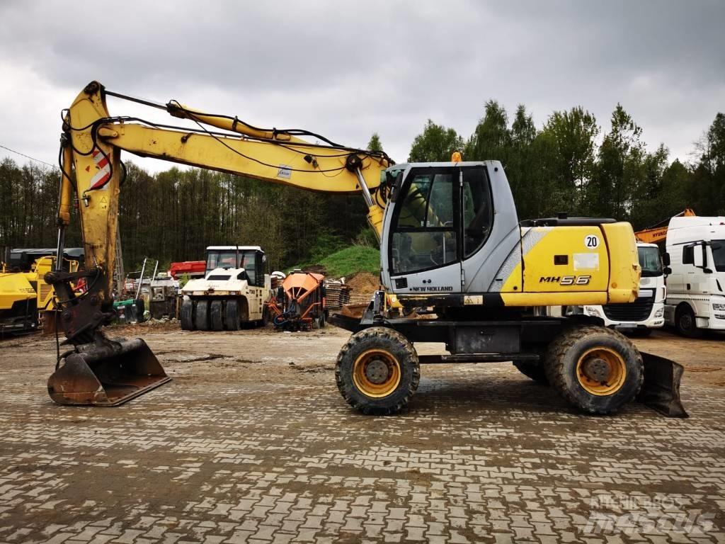 New Holland MH 5.6 Gravemaskiner på hjul