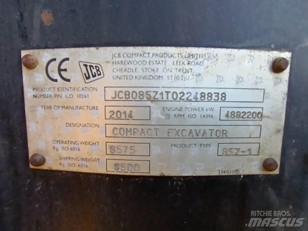 JCB 85 Z-1 Midi-gravemaskiner 7t - 12t