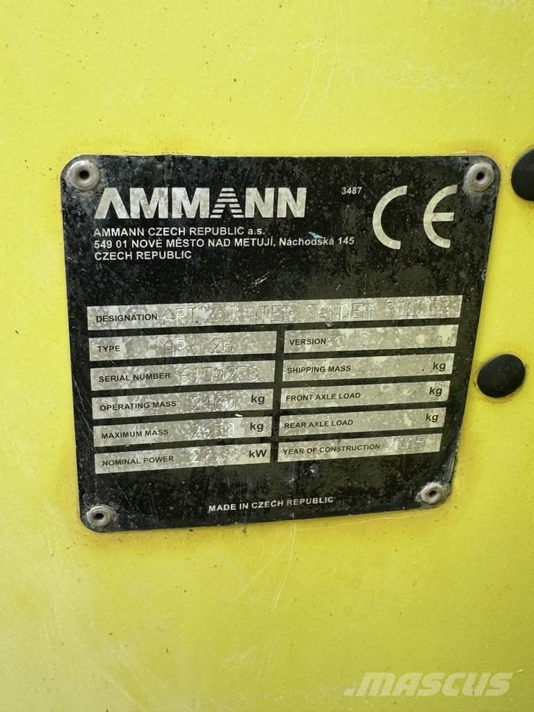 Ammann ARX 26 Tvilling tromle