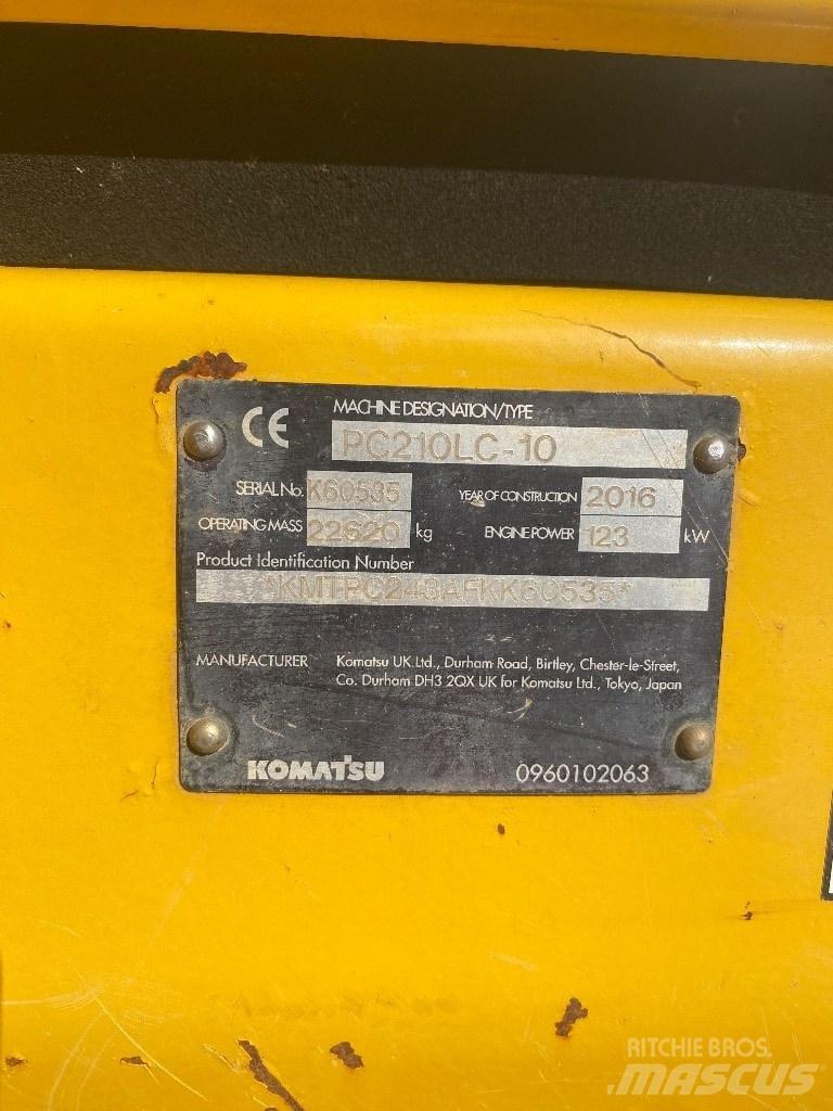 Komatsu PC 210 LC-10 Gravemaskiner på larvebånd