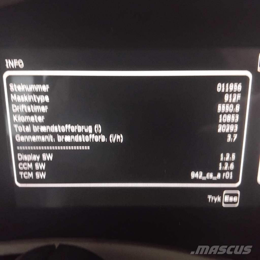 Hydrema 912FS Knækstyrede dumpere