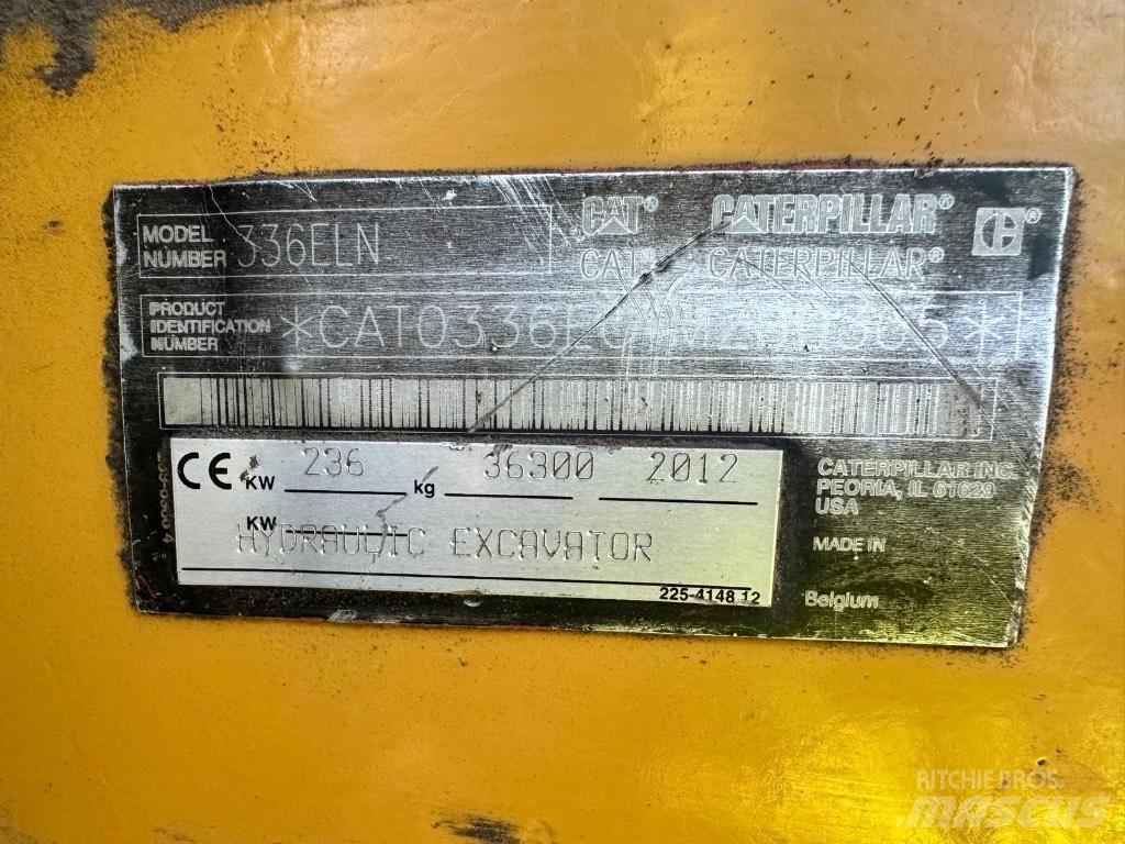 CAT 336 ELN Gravemaskiner på larvebånd