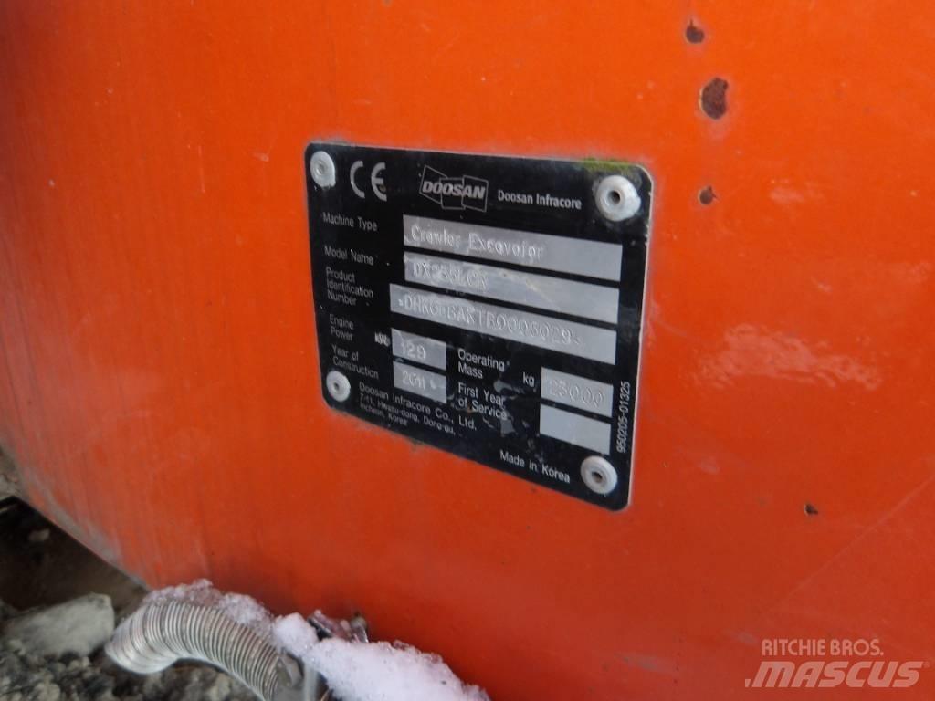 Doosan DX 235 LCR Gravemaskiner på larvebånd