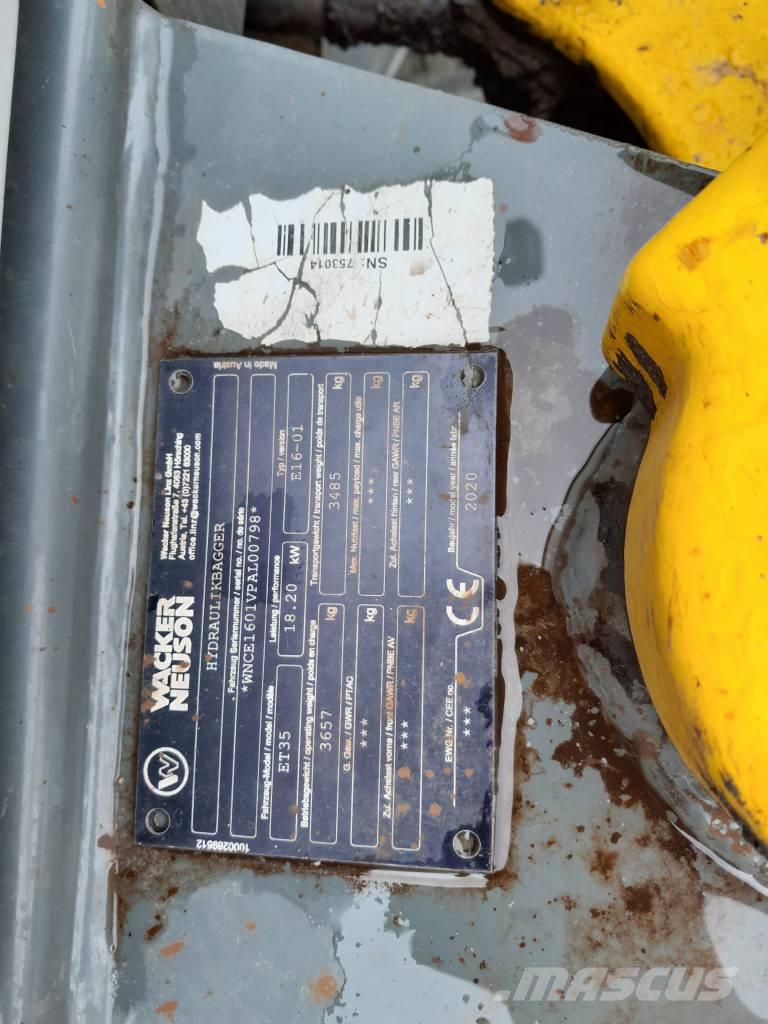 Wacker Neuson ET 35 Gravemaskiner på larvebånd