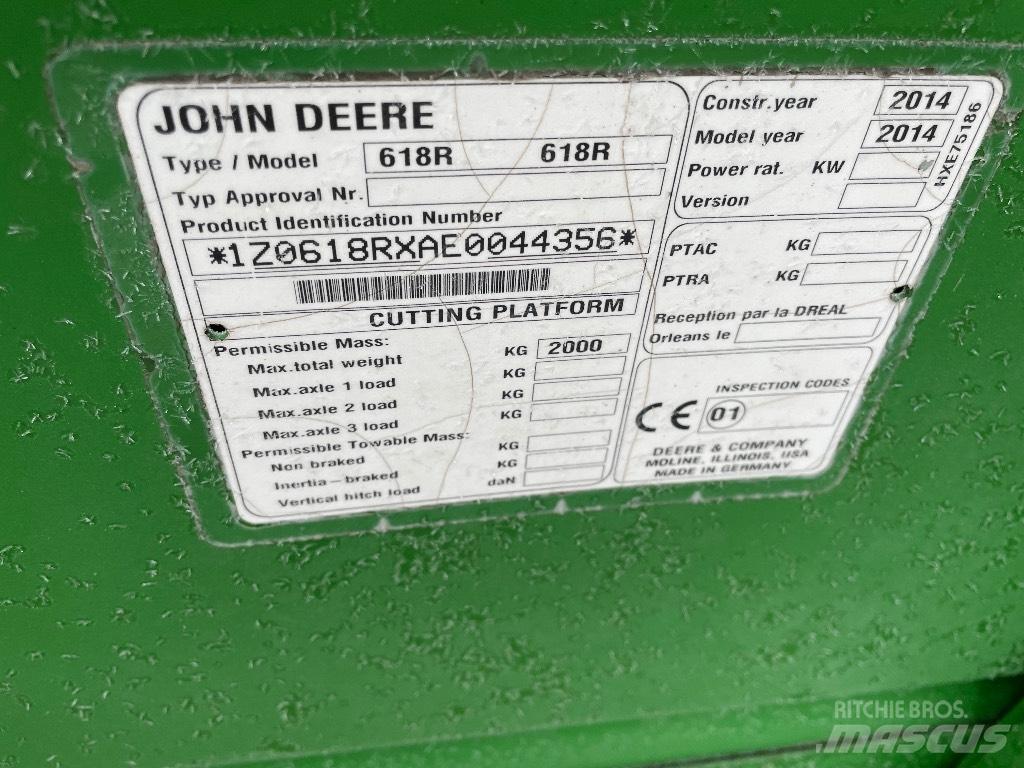 John Deere W 540 Mejetærskere