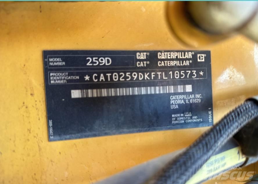 CAT 259 D Minilæsser - skridstyret