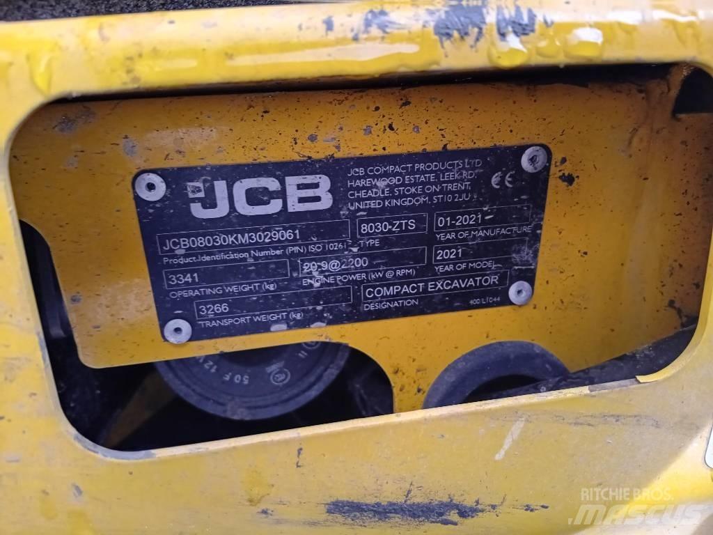 JCB 8030 ZTS Minigravemaskiner
