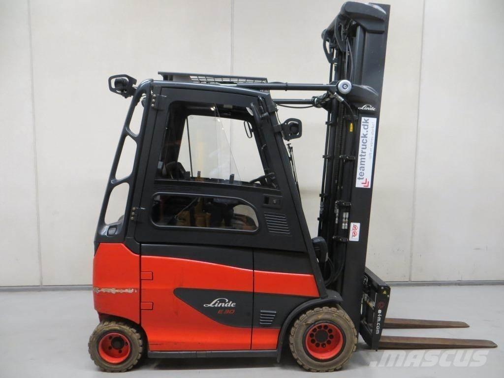 Linde E30H-01/600 El gaffeltrucks