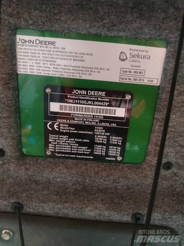 John Deere 1110 Udkørselsmaskiner