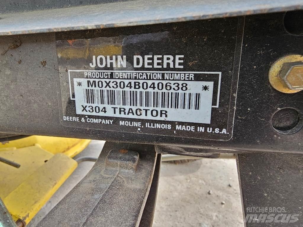 John Deere X 304 Traktorklippere