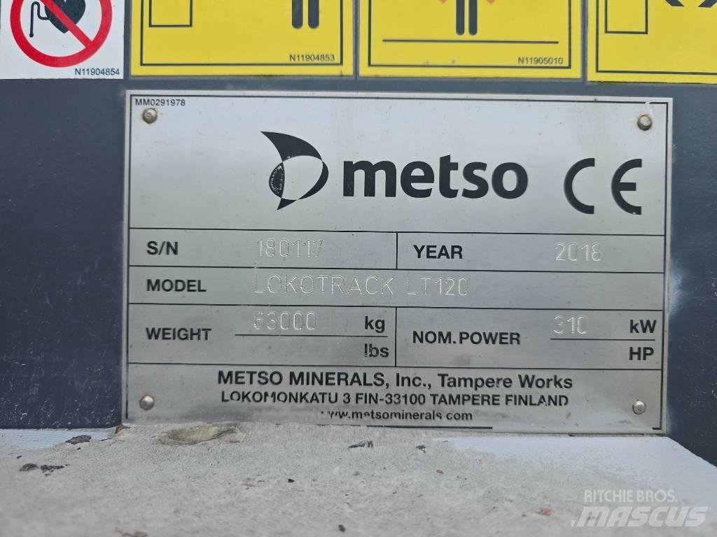 Metso LT 120 Mobile knusere