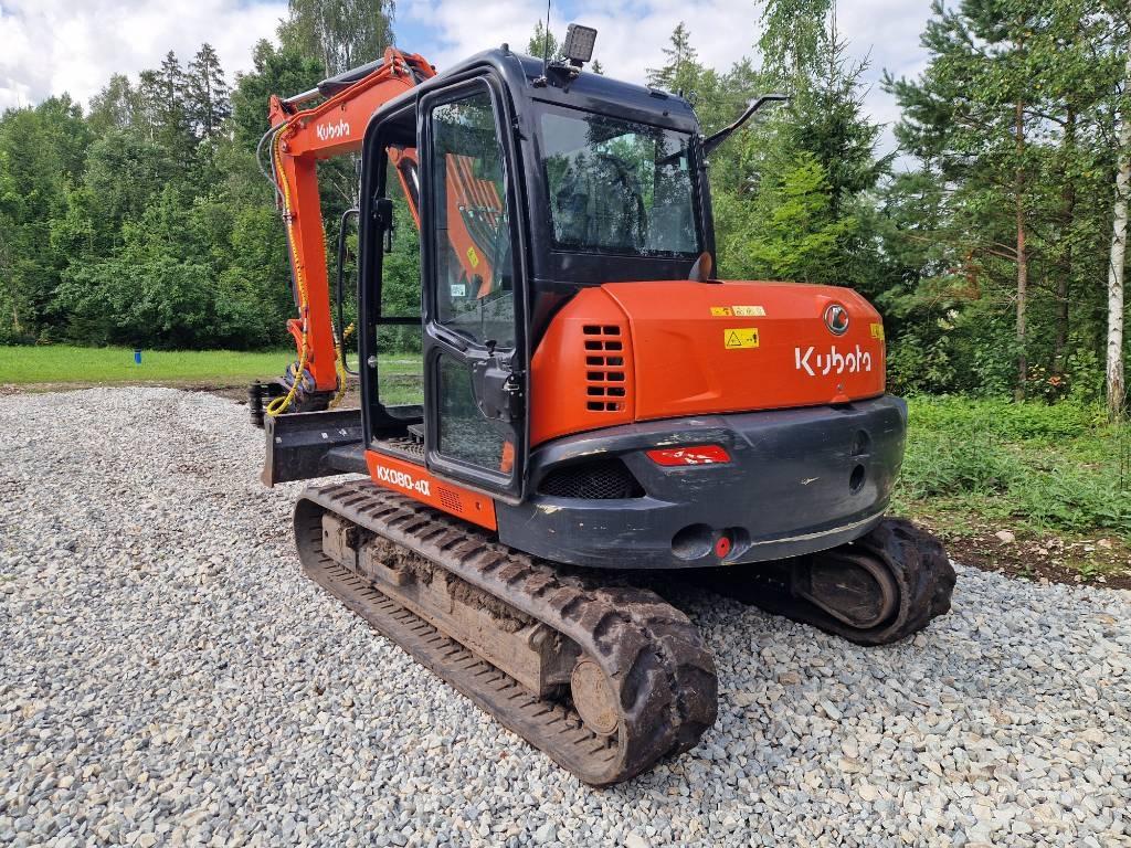 Kubota KX 080-4 Midi-gravemaskiner 7t - 12t