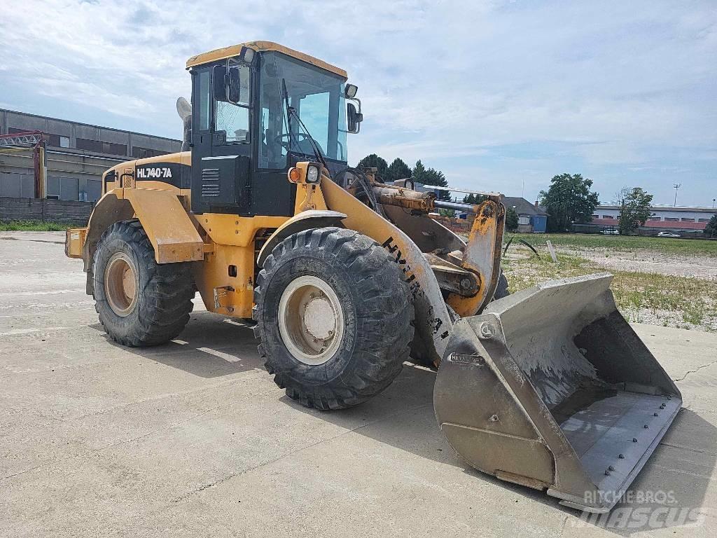 Hyundai HL 740-7 A Læssemaskiner på hjul