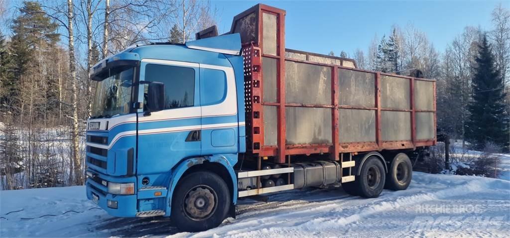 Scania 124 460 Lastbil med kran