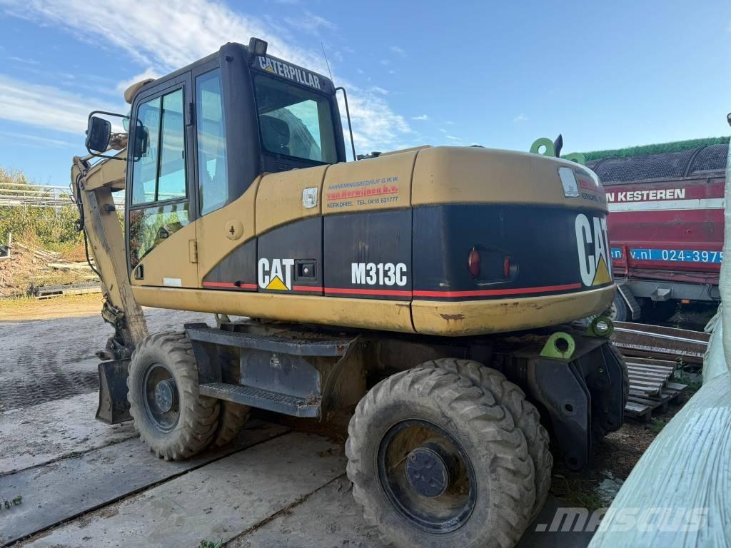 CAT M 313 C Gravemaskiner på hjul
