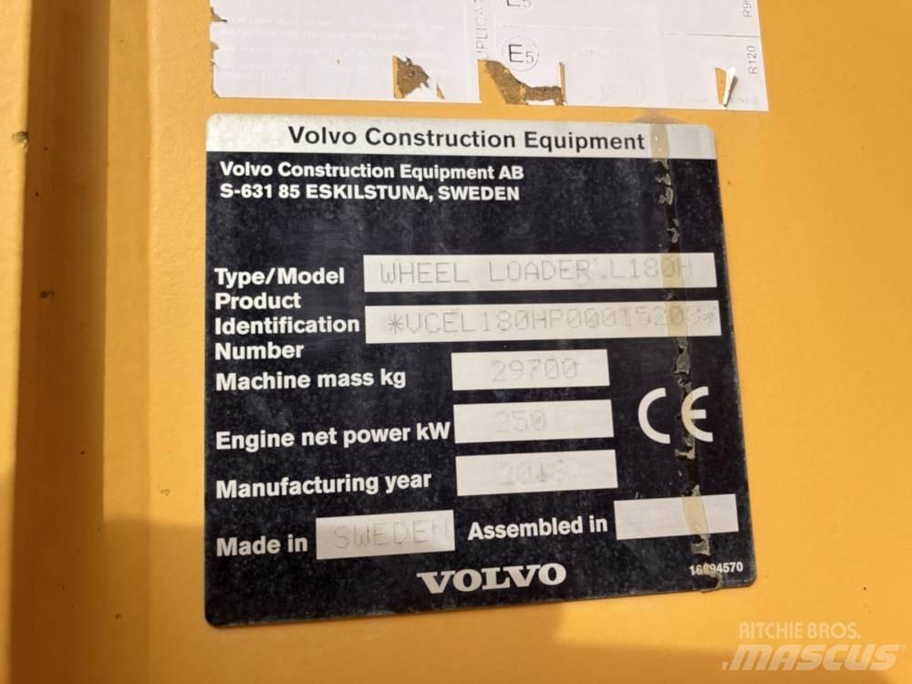 Volvo L180H Læssemaskiner på hjul