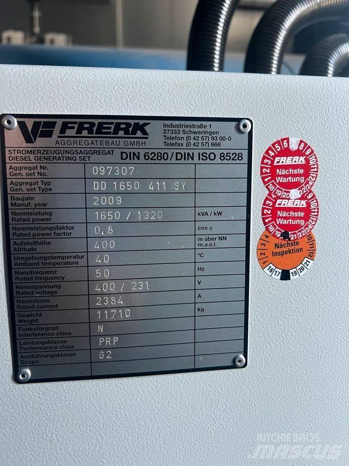 MTU 1650 KVA Dieselgeneratorer