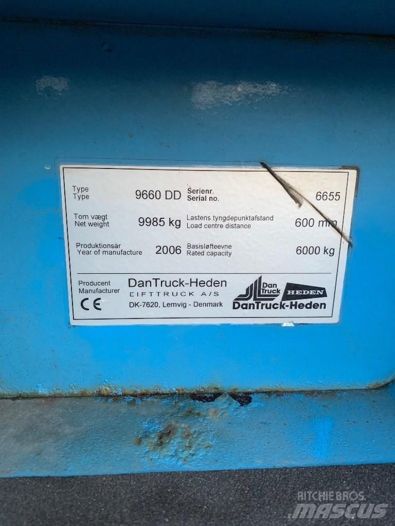 Dantruck 9660 DD Diesel gaffeltrucks