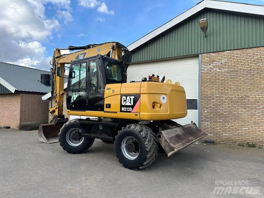 CAT M313D Gravemaskiner på hjul