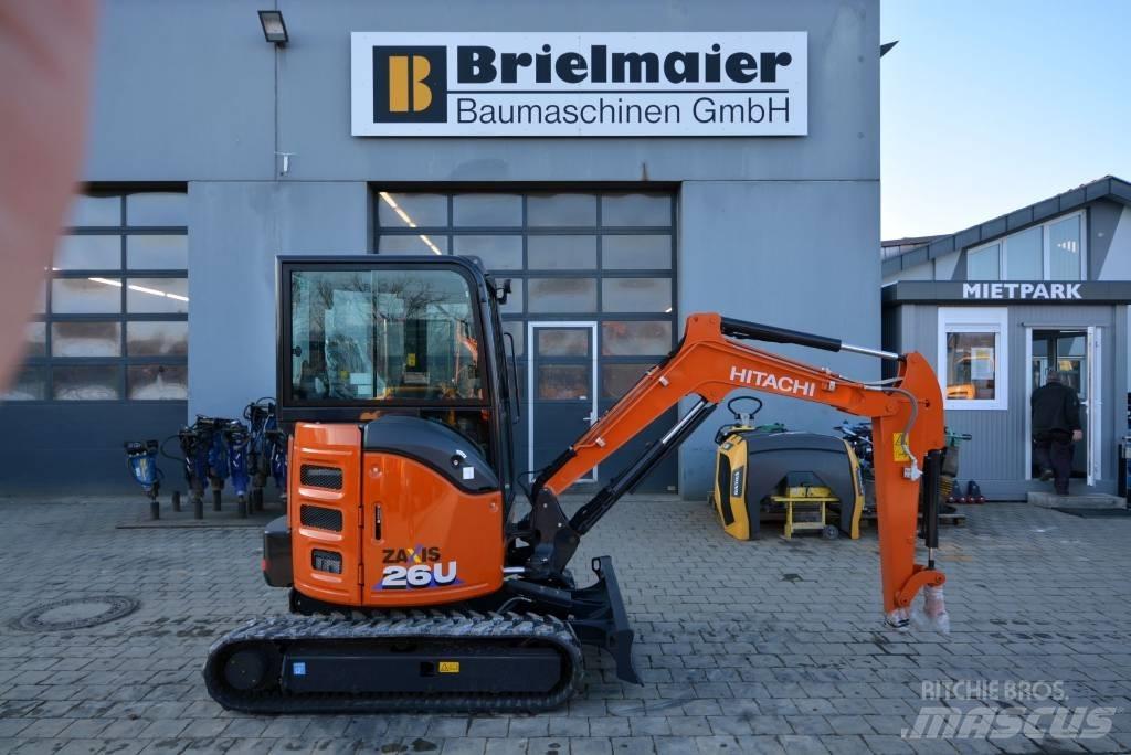 Hitachi ZX 26 U-6 Minigravemaskiner