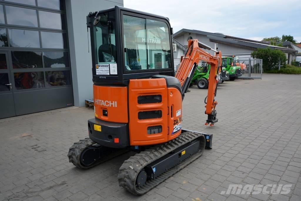 Hitachi ZX 26 U-6 Minigravemaskiner