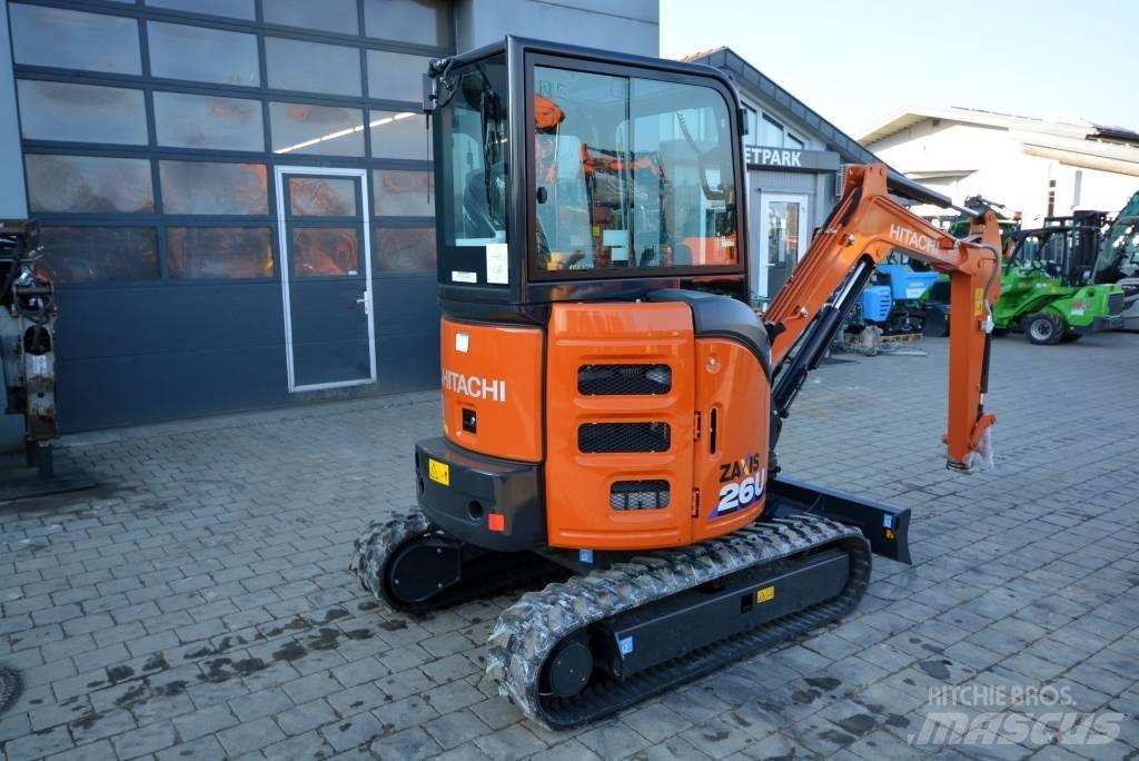 Hitachi ZX 26 U-6 Minigravemaskiner