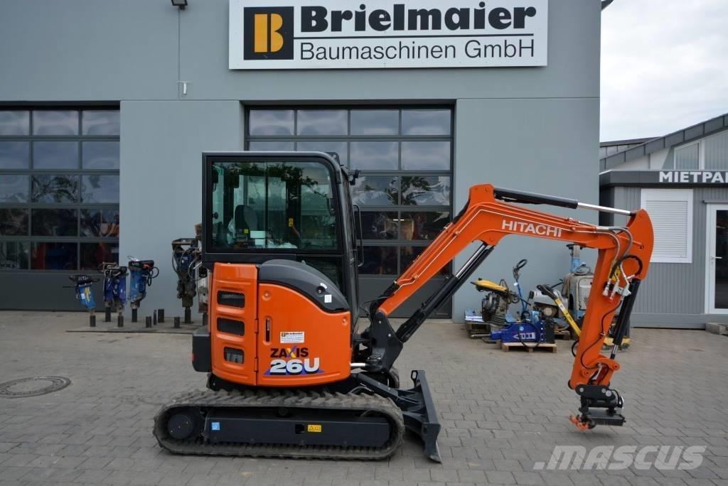 Hitachi ZX 26 U-6 Minigravemaskiner
