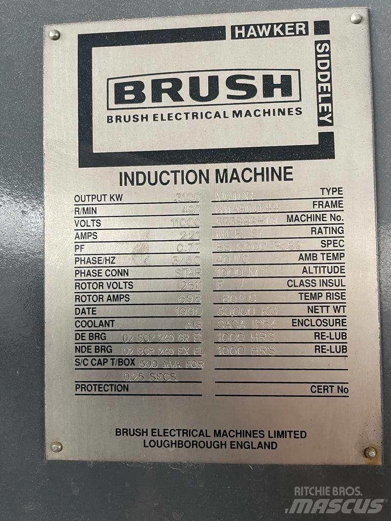  Brush 3100kW Motor Motor & Gear
