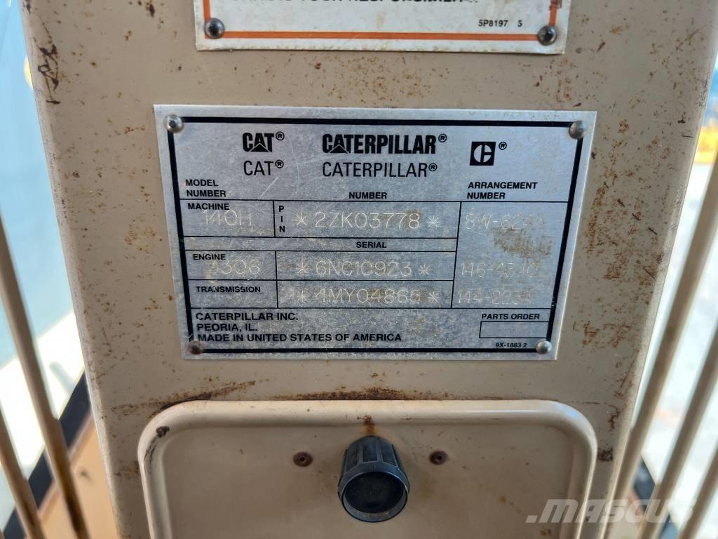 CAT 140H Vejhøvle / Gradere