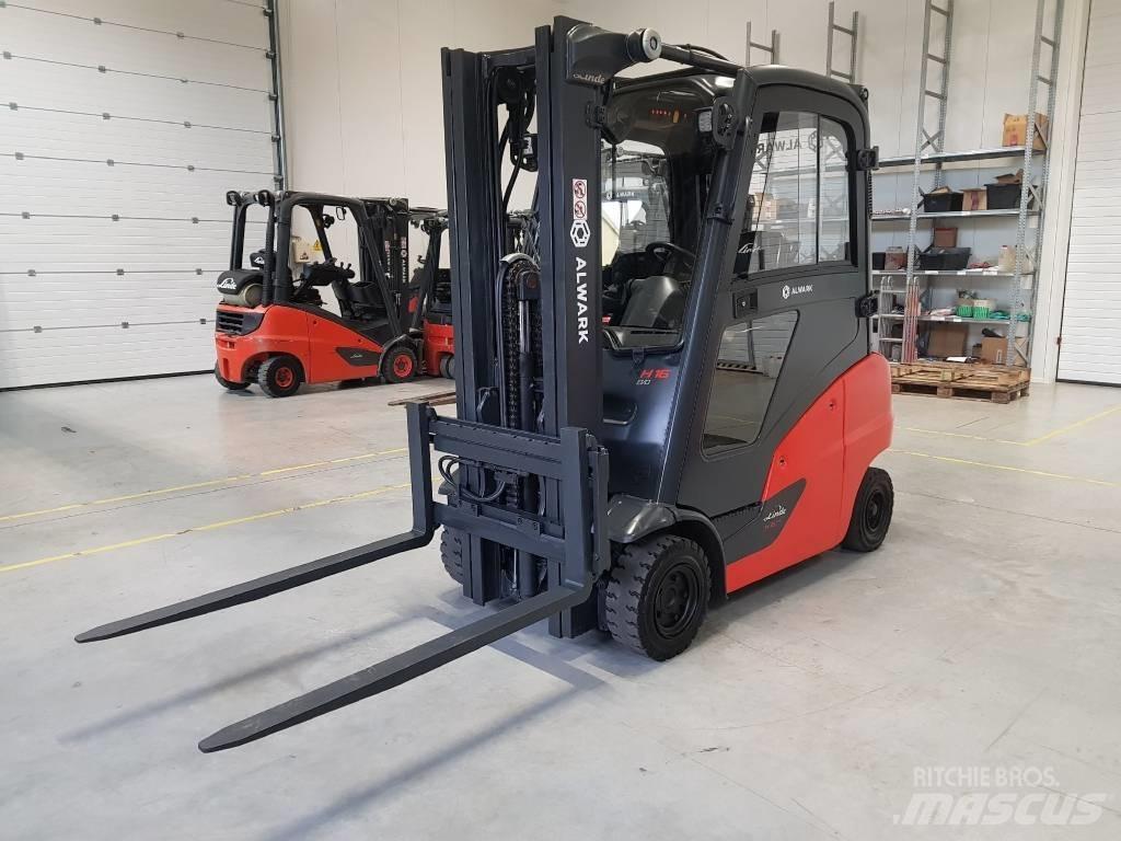Linde H16D Diesel gaffeltrucks