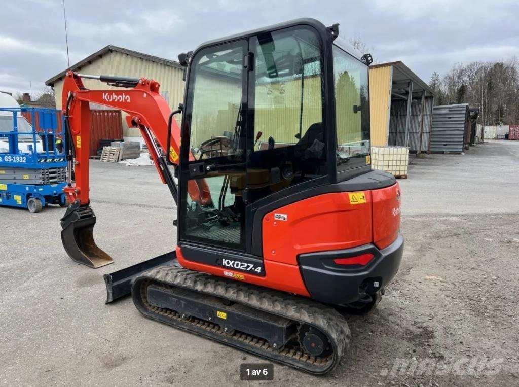 Kubota KX 027 Minigravemaskiner