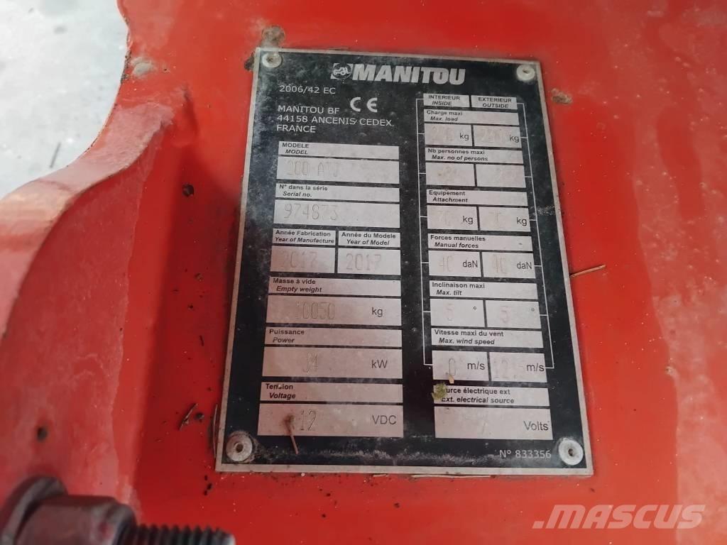 Manitou 200 ATJ Bomlifte med knækarm