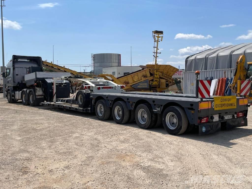 Scania R 580 Flatbed lastbiler med spil