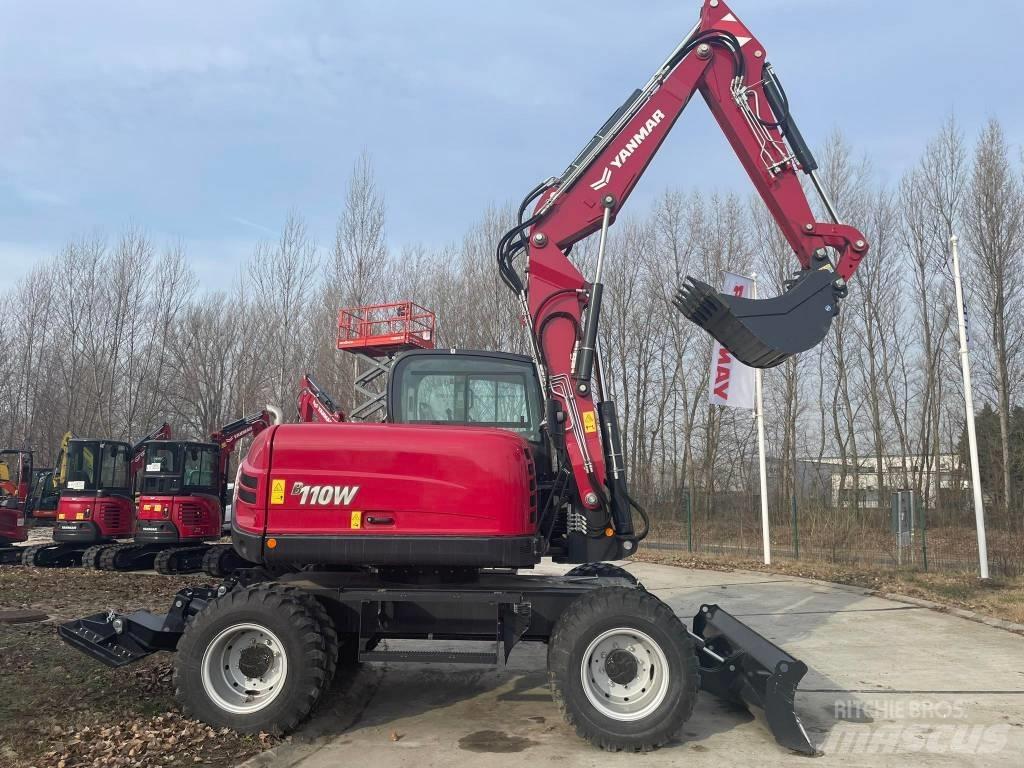 Yanmar B110W Gravemaskiner på hjul