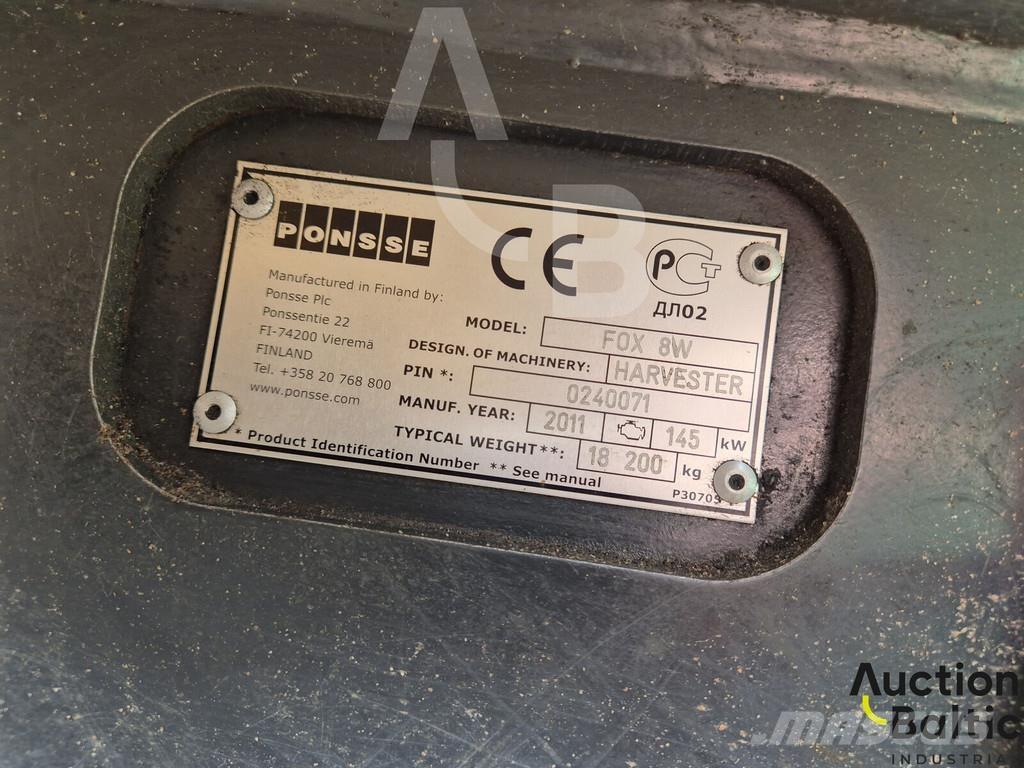 Ponsse Fox 8W Skovningsmaskiner