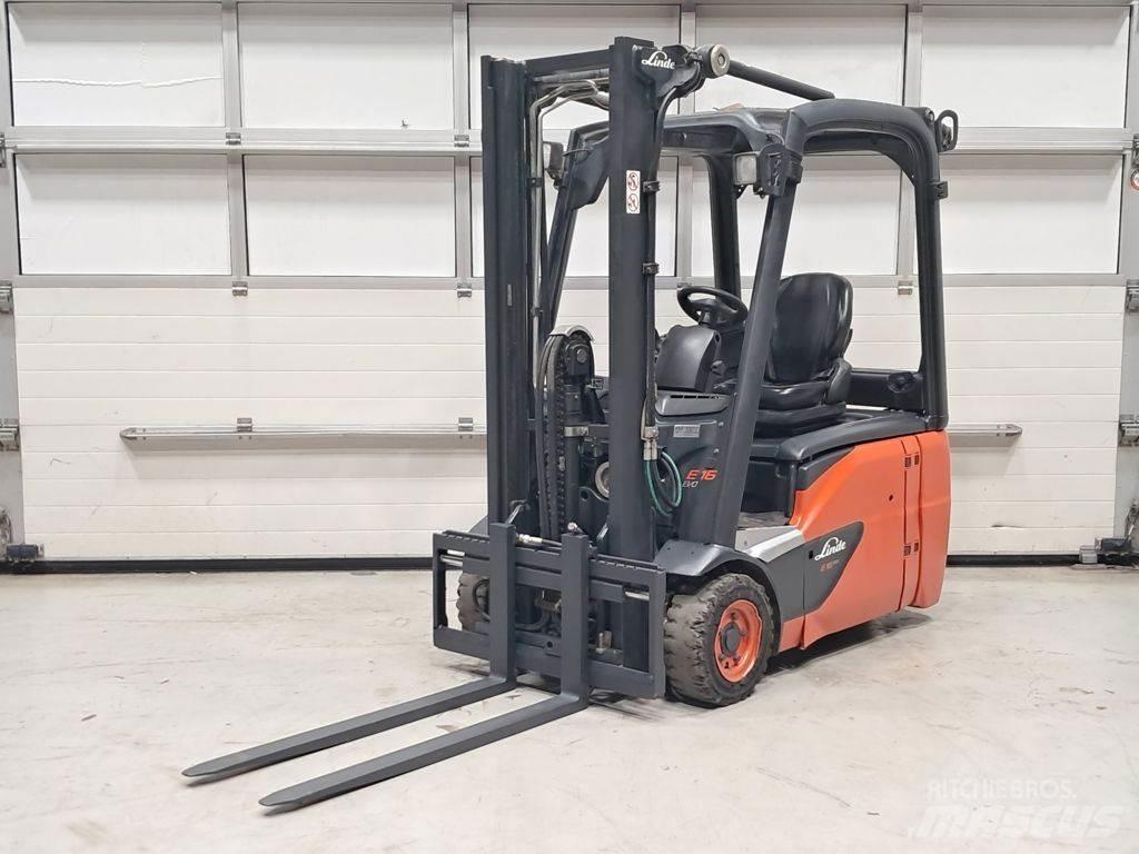 Linde E16-02 El gaffeltrucks