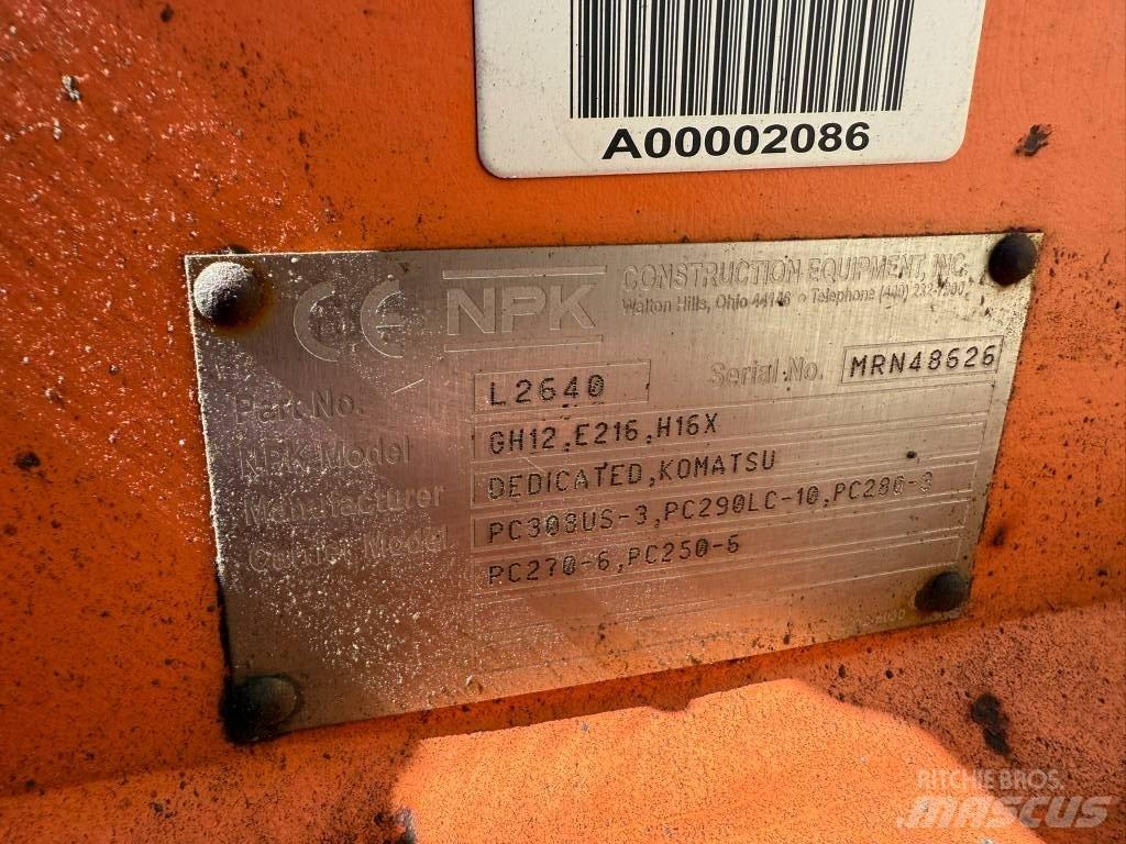 NPK GH 12 Hydraulik / Trykluft hammere