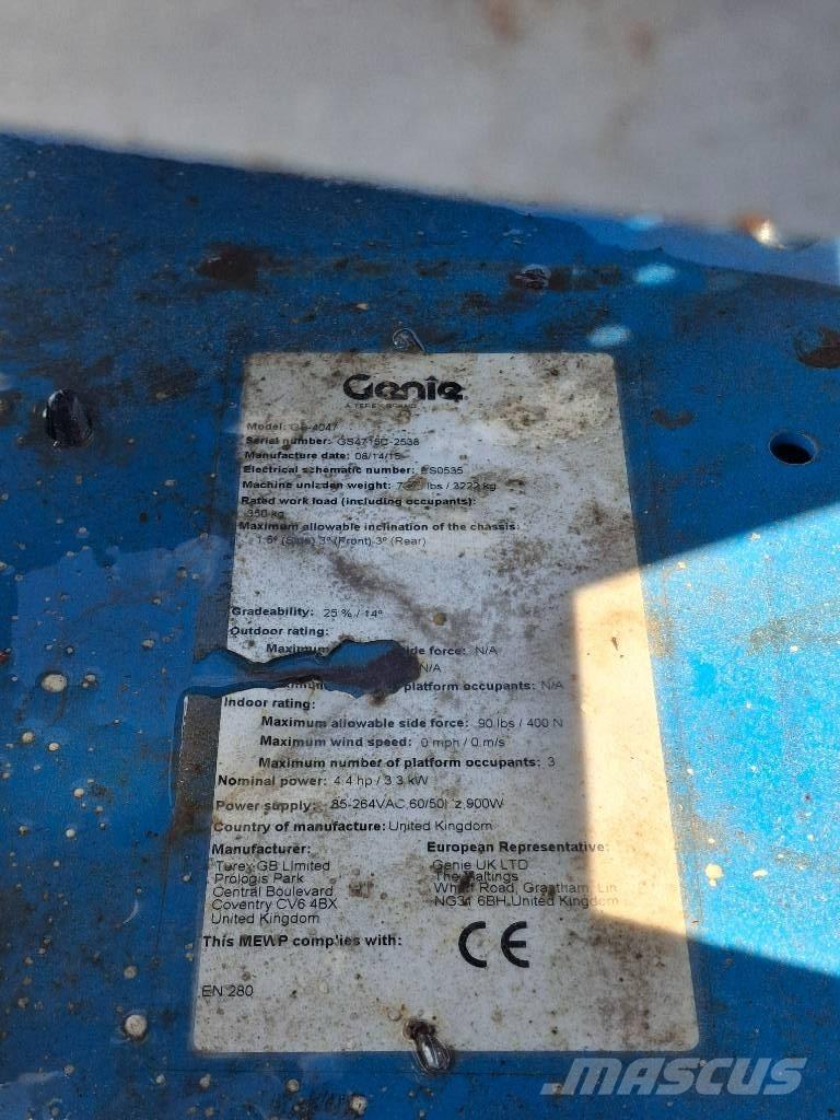 Genie GS4047 Saxlifte