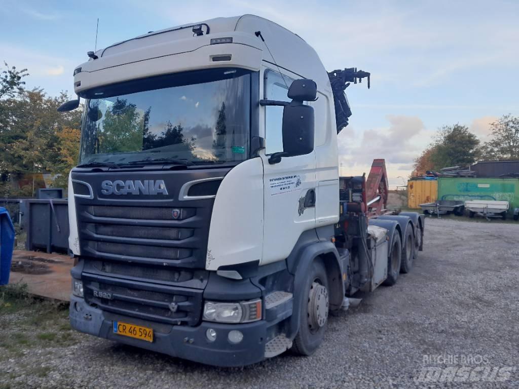 Scania R 520 Lastbil med kran