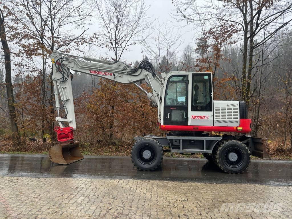 Takeuchi TB 1160 W Gravemaskiner på hjul