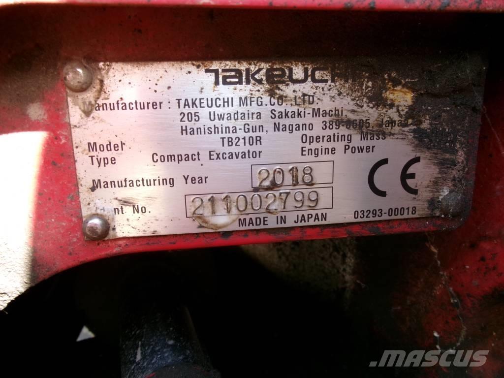 Takeuchi TB 210 R Minigravemaskiner