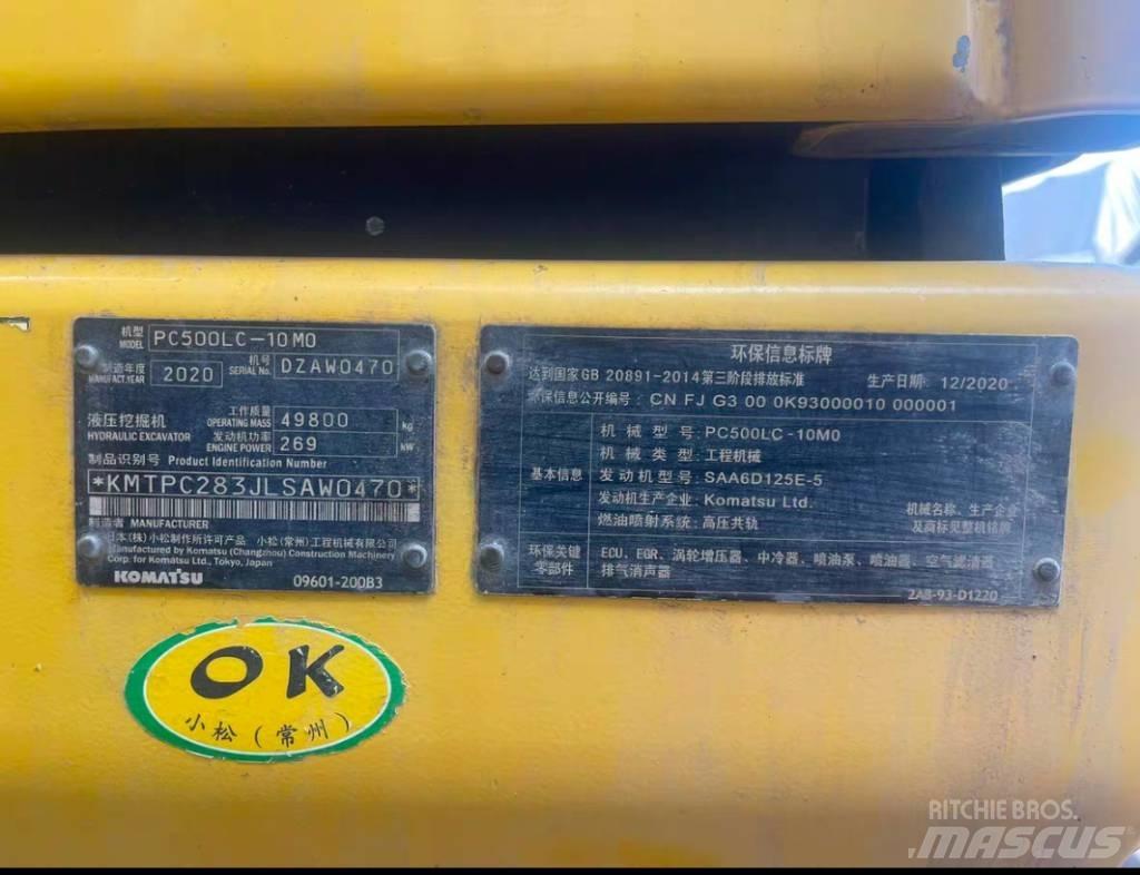 Komatsu pc500lc-10mo Amfibiegravemaskine