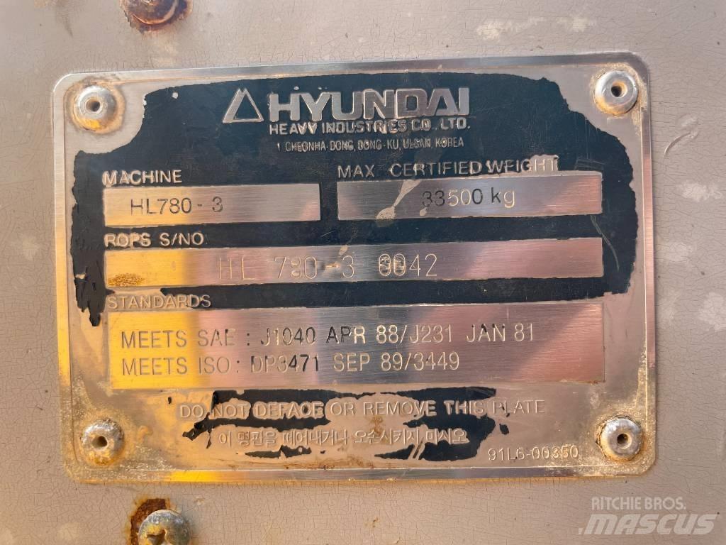 Hyundai HL 780-3 A Læssemaskiner på hjul